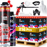 IxirPro Mega Spray Foam Kit 30oz Bulk Pallet 216 Pack
