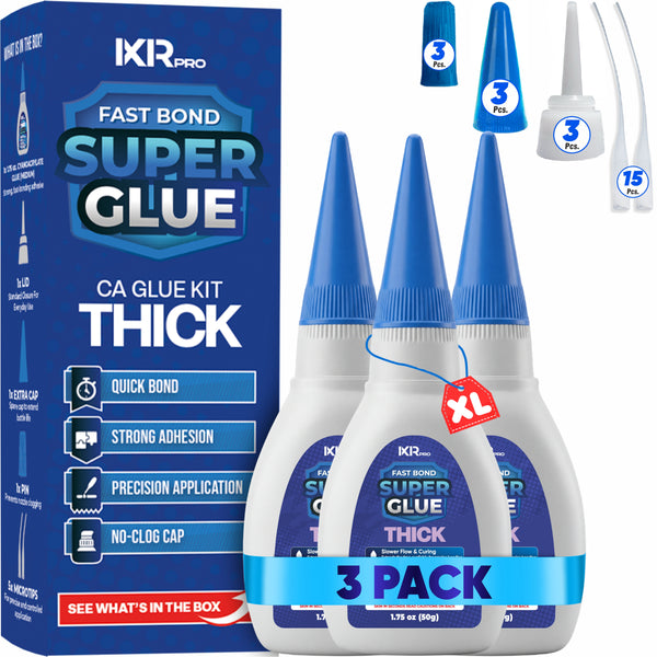 CA Glue Thick Viscosity Kit - 3 Pack Value Set | IxirPro