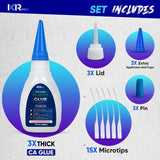 CA Glue Thick Viscosity Kit - 3 Pack Value Set | IxirPro