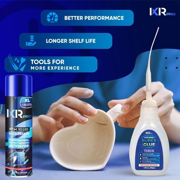 CA Glue Thick & Activator Bundle - Gap Filling Kit | IxirPro