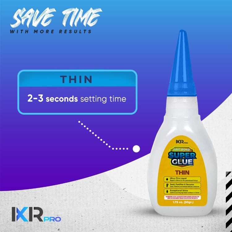 CA Glue Thin Viscosity Kit - 3 Pack Value Set | IxirPro