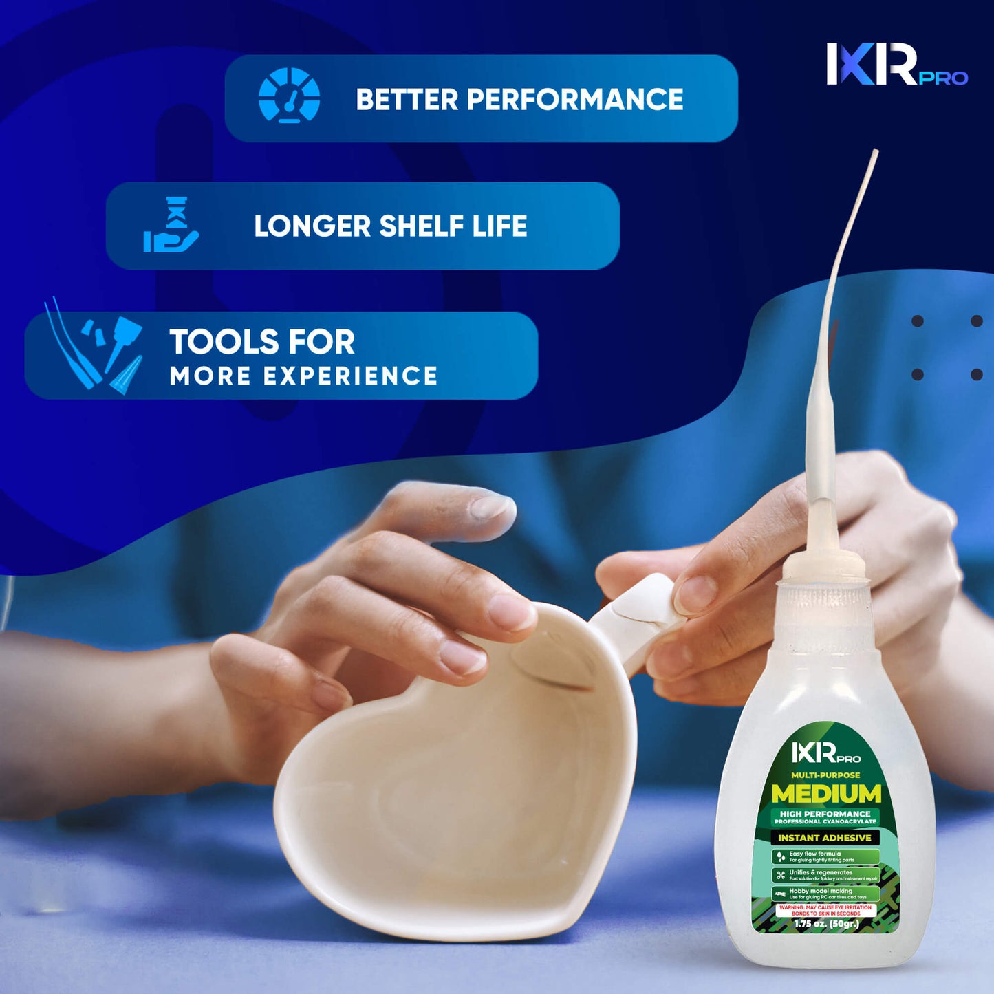 CA Glue Medium - General Purpose Cyanoacrylate Adhesive | IxirPro