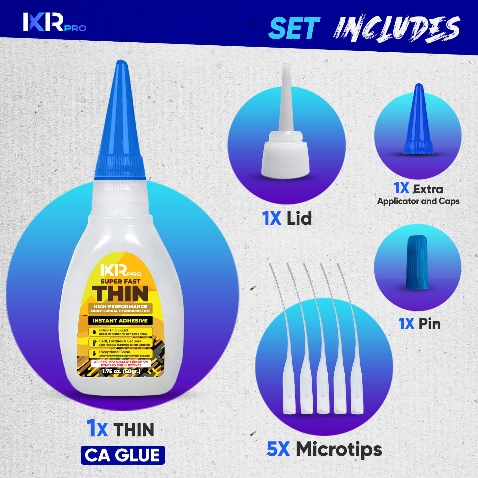 CA Glue Thin - High Performance Wicking Adhesive | IxirPro