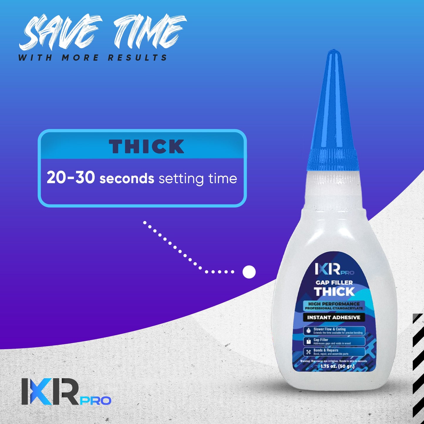 CA Glue Thick - Heavy Duty Gap Filling Adhesive | IxirPro