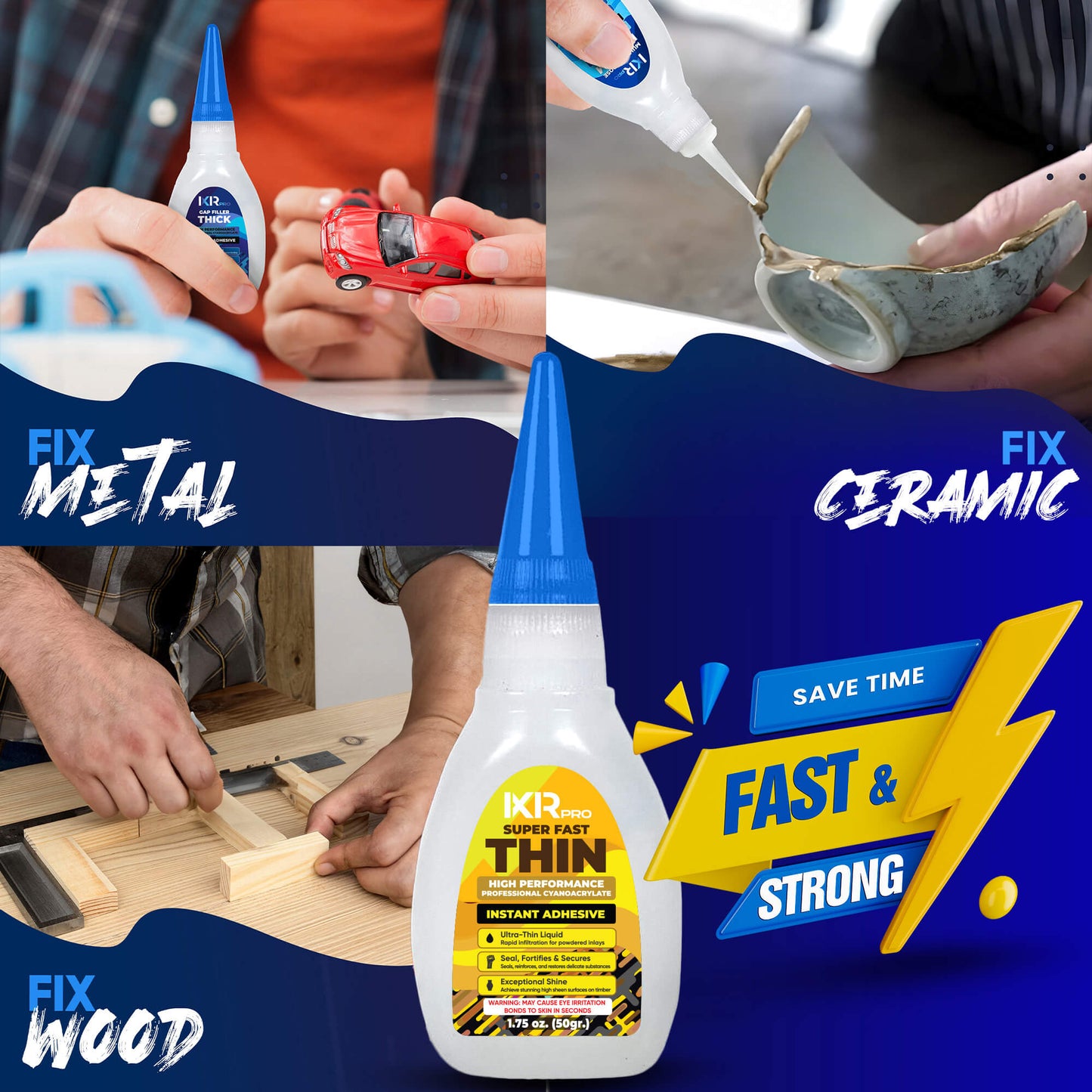 CA Glue Thin - High Performance Wicking Adhesive | IxirPro
