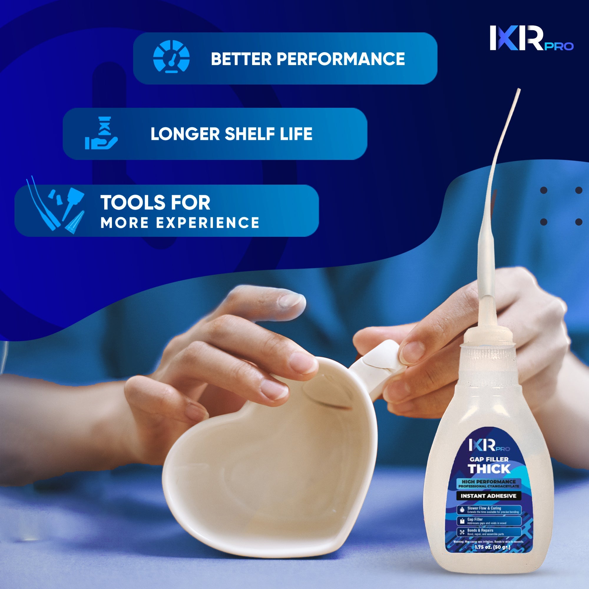 CA Glue Thick - Heavy Duty Gap Filling Adhesive | IxirPro