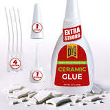Ceramic Repair Glue - Strong Invisible Bond | YallCanDIY
