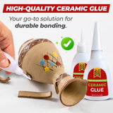 Ceramic Repair Glue - Strong Invisible Bond | YallCanDIY