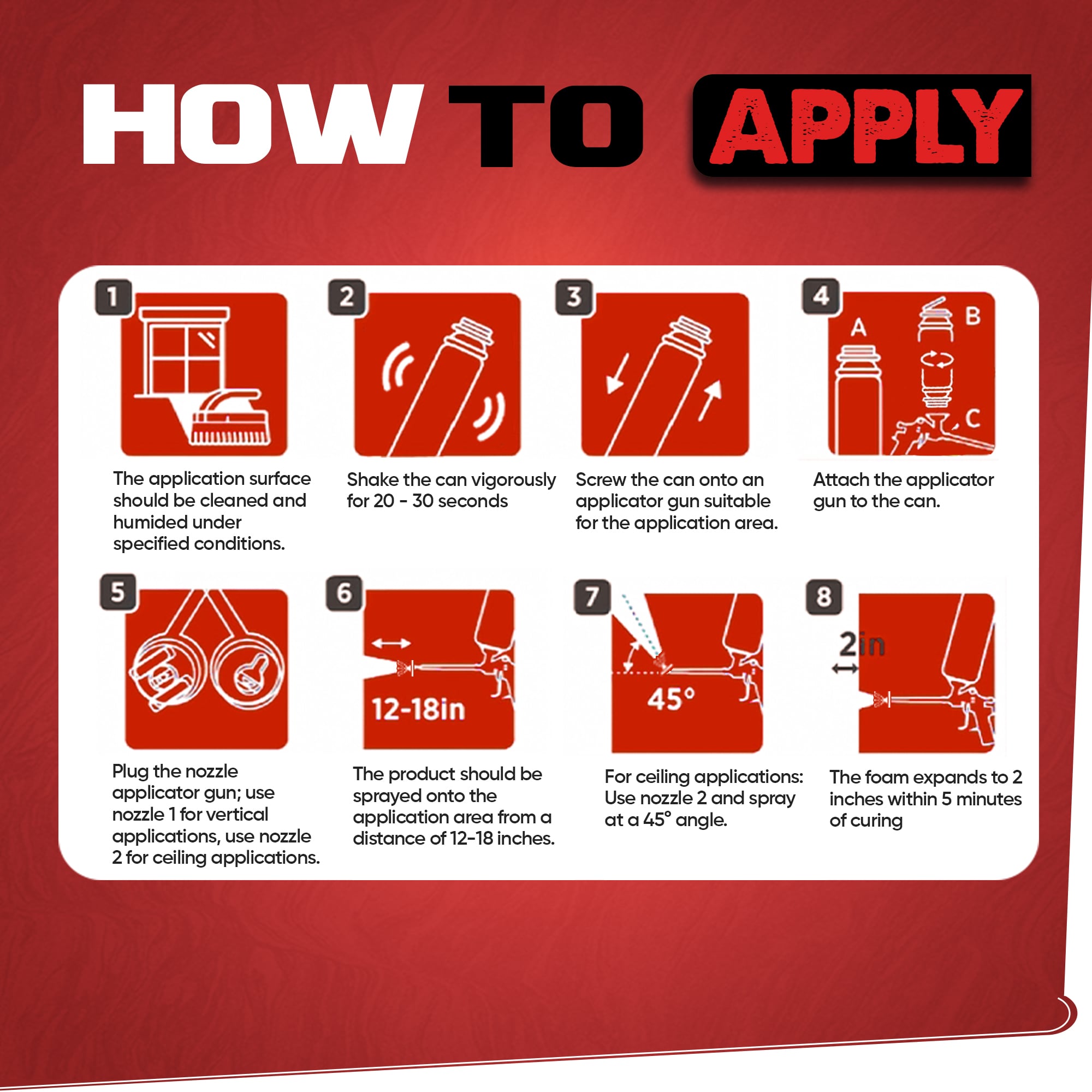 Red Nozzle Set - Precision Tips for Foam Gun | IxirPro