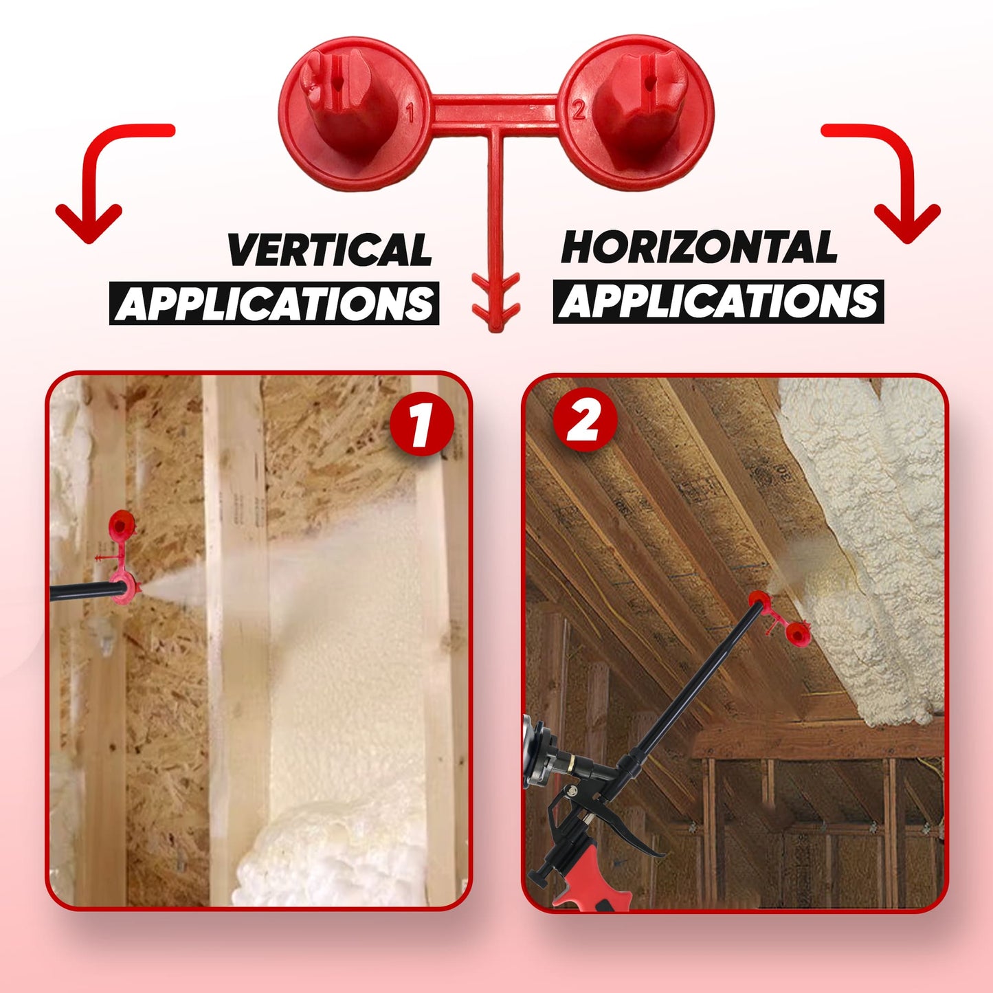Red Nozzle Set - Precision Tips for Foam Gun | IxirPro