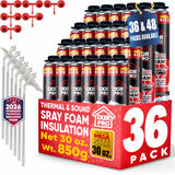 IxirPro Mega Spray Foam Can 30oz 36 Pack