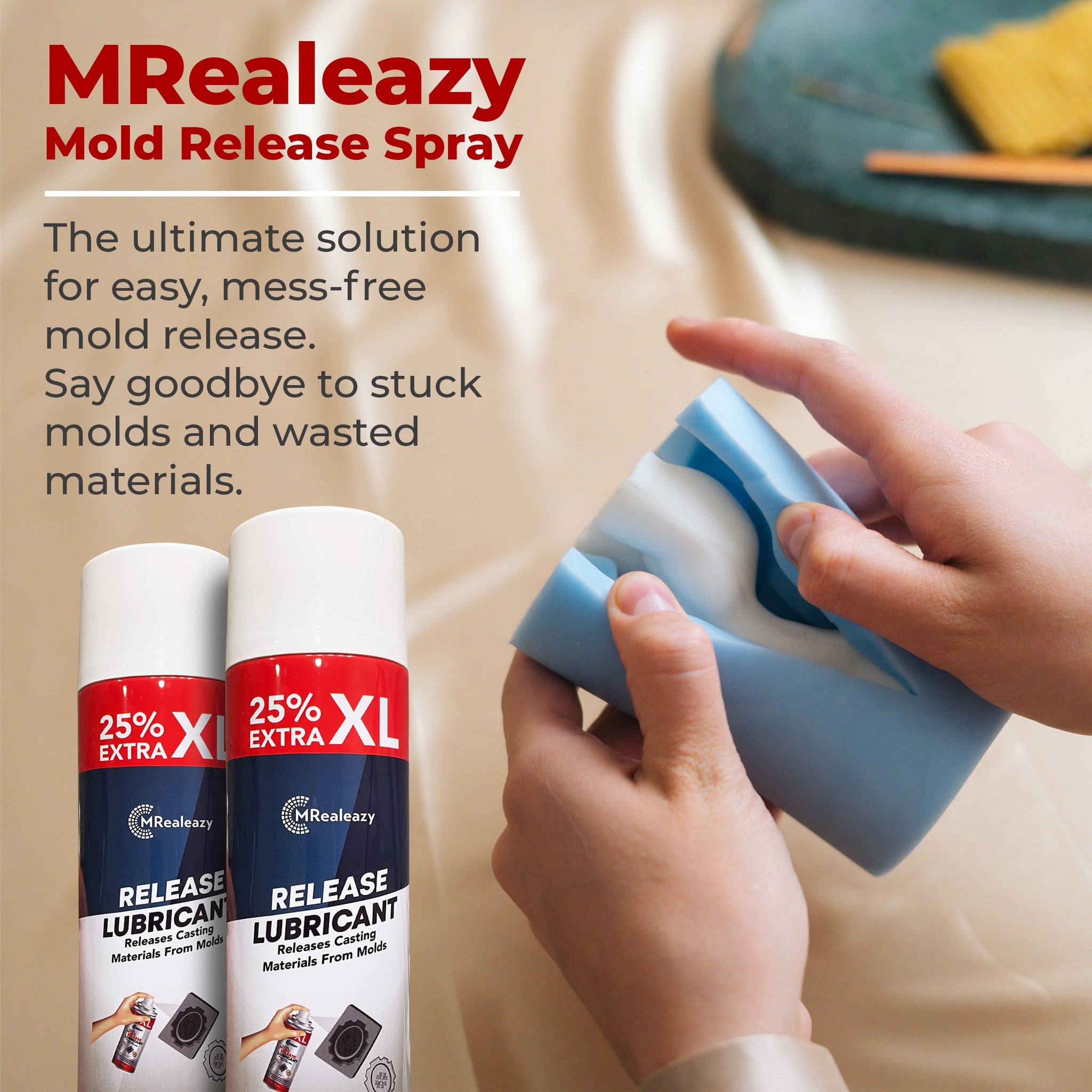 Epoxy Mold Release Spray - Flawless Resin Demolding | YallCanDIY