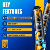 Y'allCanDiy PU Spray Foam Insulation Can 750ml