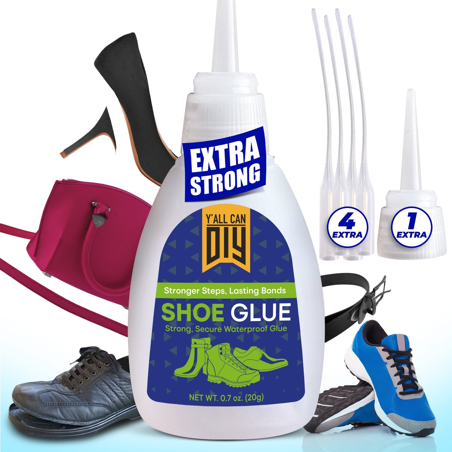 Heavy Duty Shoe Glue - Waterproof Sole Repair | YallCanDIY