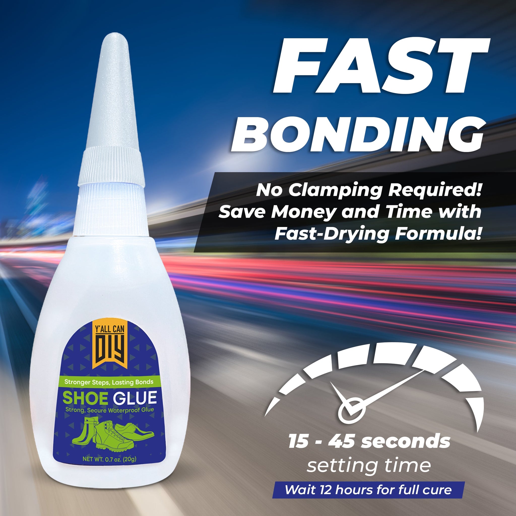 Heavy Duty Shoe Glue - Waterproof Sole Repair | YallCanDIY